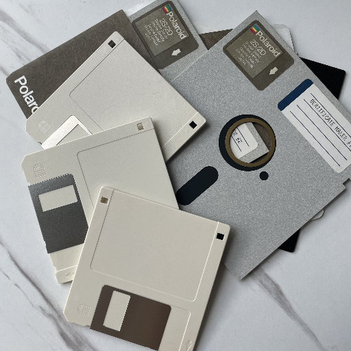 floppy discs and memory cards